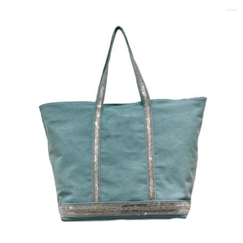 Evening Bags Women Shoulder Bag Korean Version Canvas Rhinestone Large Capacity Tote Contrast Color Retro Casual Handbag
Evening Bags Women Shoulder Bag Korean Version Canvas Rhinestone Large Capacity Tote Contrast Color Retro Casual Handbag