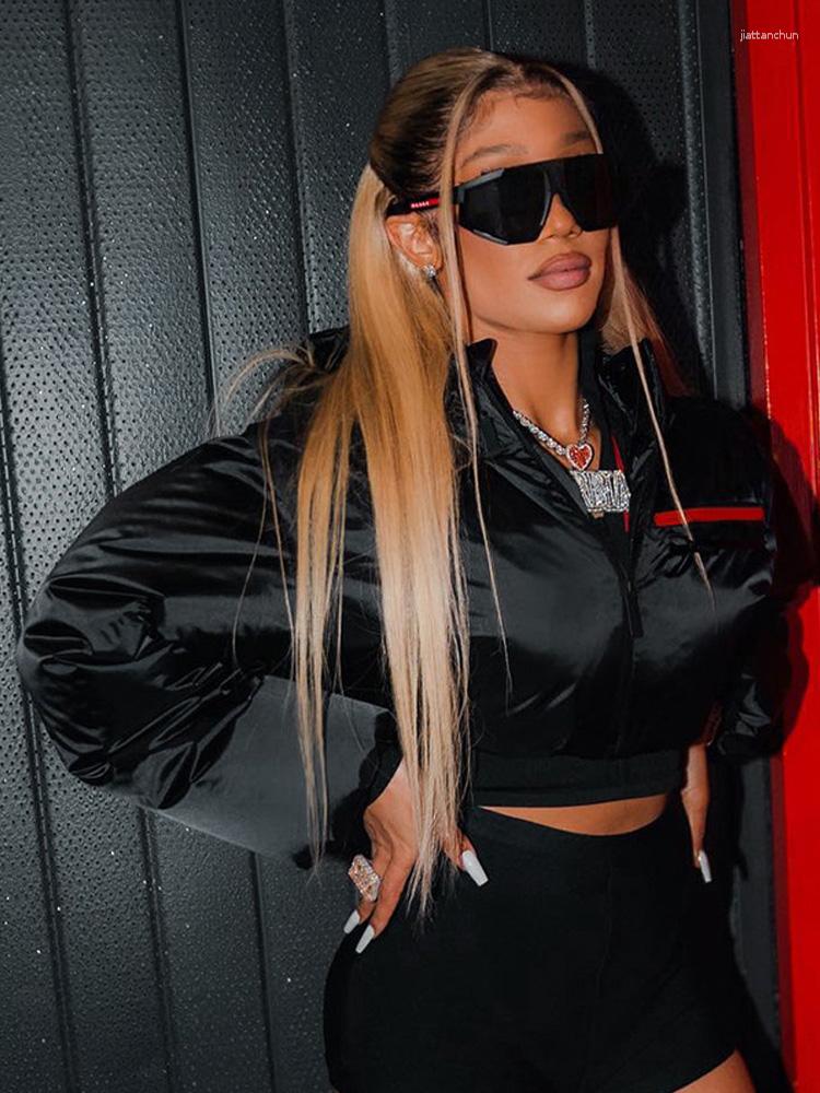 Women's Trench Coats Fashion Black Silm Short Zipper Winter Jacket Women Long Sleeve Warmth Tide Cool Parkas Sexy No Cap Soild Stand-Up, Black parkas
Women's Trench Coats Fashion Black Silm Short Zipper Winter Jacket Women Long Sleeve Warmth Tide Cool Parkas Sexy No Cap Soild Stand-Up, Black parkas