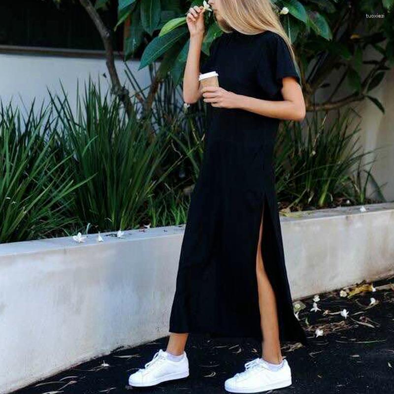 Casual Dresses Long T-shirt Dress Women' Summer Beach Sexy Party Wrap Tight-fitting Elegant Retro Cotton Black Sundress Oversize, Gray
Casual Dresses Long T-shirt Dress Women' Summer Beach Sexy Party Wrap Tight-fitting Elegant Retro Cotton Black Sundress Oversize, Gray