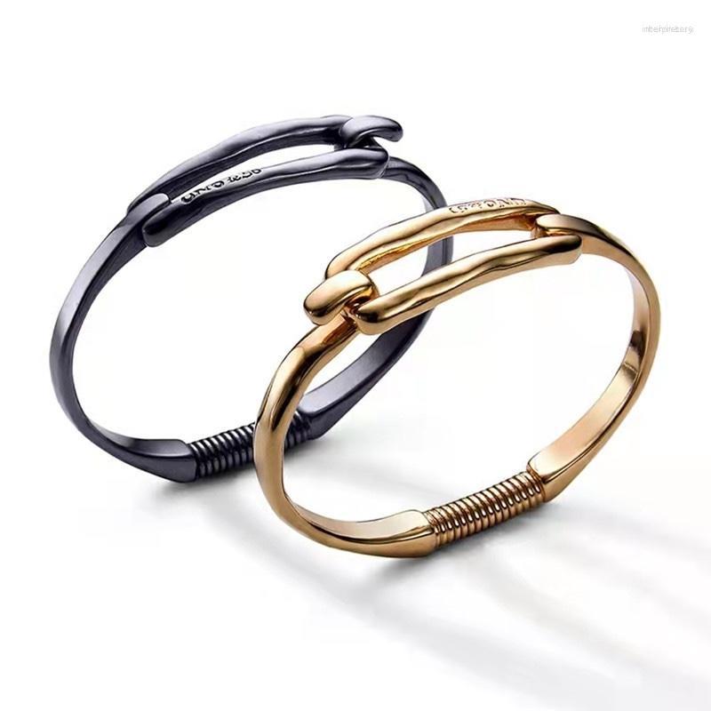 Bangle Simple Design Couple Bracelets Side By Silver-plated INS Style Retro For Men Women
Bangle Simple Design Couple Bracelets Side By Silver-plated INS Style Retro For Men Women