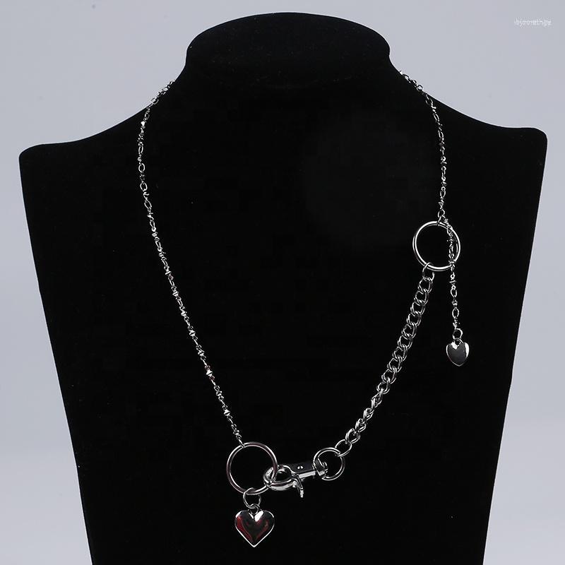 Chains Hip-hop Style Jewelry Love Heart Shape Pendant Stainless Steel Chain Necklace For Men Or Women
Chains Hip-hop Style Jewelry Love Heart Shape Pendant Stainless Steel Chain Necklace For Men Or Women