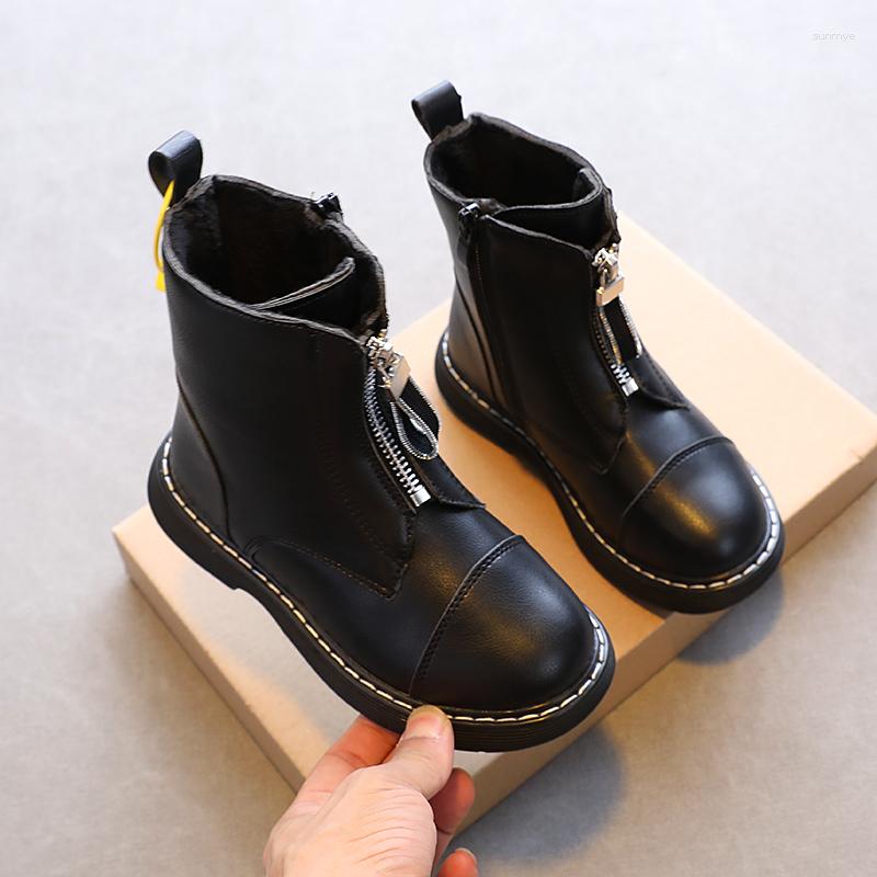 Boots Classtic Kids 2023 Autumn Winter Girls Children Warm Plush Zip Waterproof Comfortable Shoes Boys Pu Leather Shoe, Black
Boots Classtic Kids 2023 Autumn Winter Girls Children Warm Plush Zip Waterproof Comfortable Shoes Boys Pu Leather Shoe, Black