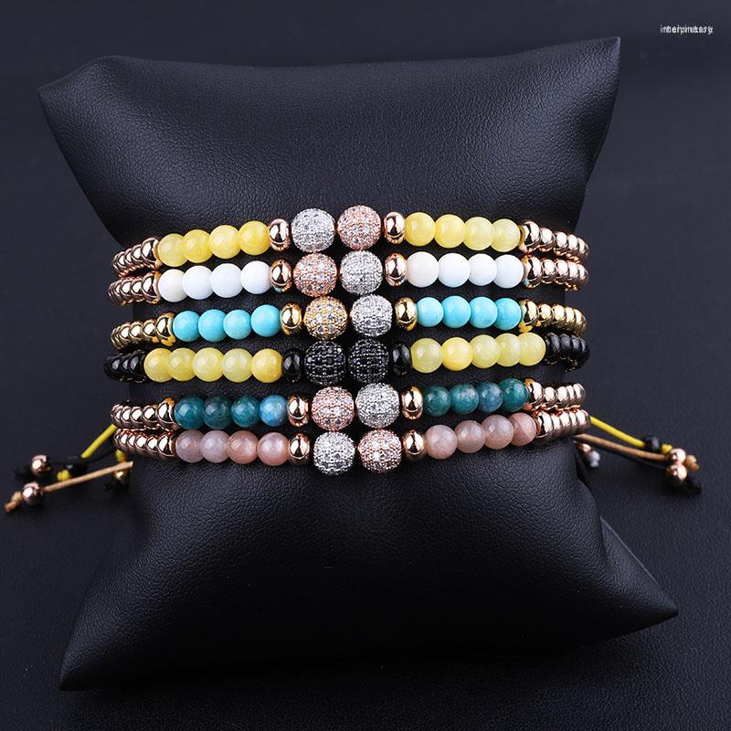 Strand Design Natural Stone Stainless Steel Beaded CZ Pave Ball Braided Friendship Macrame Bracelet Women
Strand Design Natural Stone Stainless Steel Beaded CZ Pave Ball Braided Friendship Macrame Bracelet Women