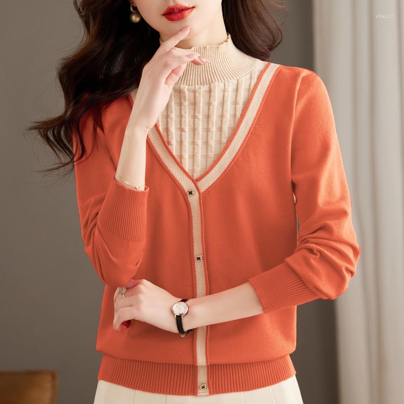Women' Sweaters Elegant Soft Knit Sweater Spring Autumn Fashion Casual Patchwork Shirts Tops Knitted Tees, Green
Women' Sweaters Elegant Soft Knit Sweater Spring Autumn Fashion Casual Patchwork Shirts Tops Knitted Tees, Green