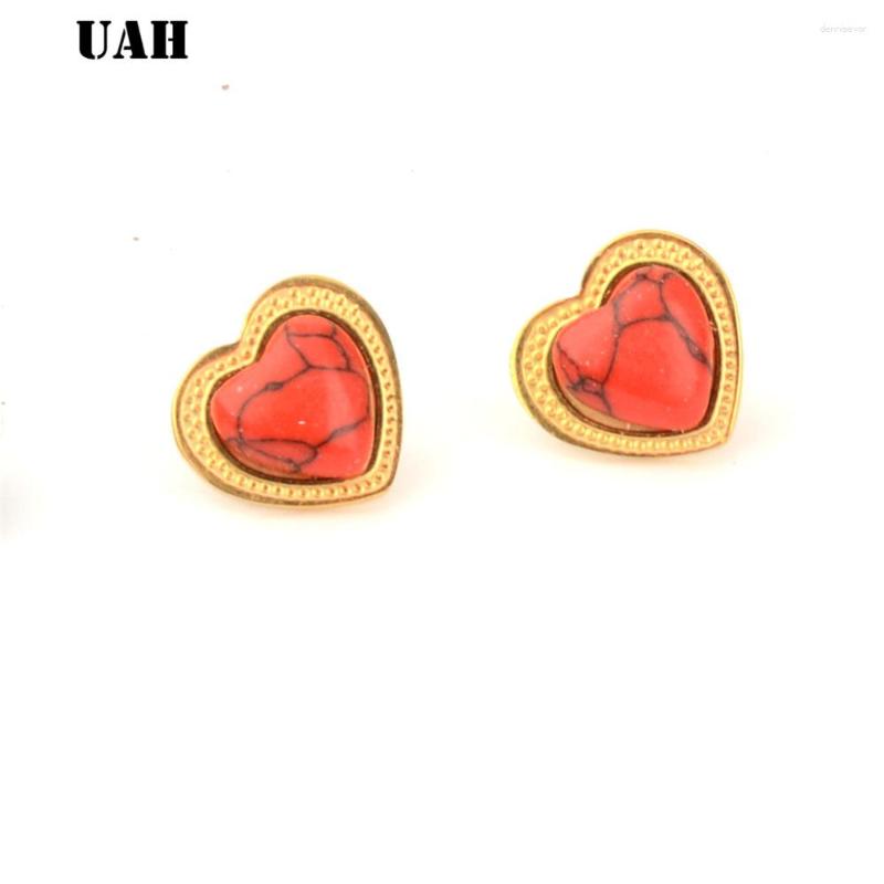 Stud Earrings UAH Fashion Heart For Women High Quality Red Stone Stainless Steel Jewelry Gift Earring Accessories
Stud Earrings UAH Fashion Heart For Women High Quality Red Stone Stainless Steel Jewelry Gift Earring Accessories