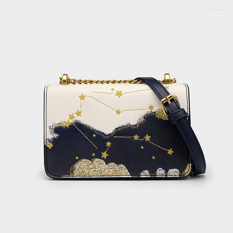 Evening Bags Embroidery Starry Sky Small Square Bag Women Handbag Fashion Shoulder Messenger Lady Crossbody Korean Style Clutch, Black
Evening Bags Embroidery Starry Sky Small Square Bag Women Handbag Fashion Shoulder Messenger Lady Crossbody Korean Style Clutch, Black