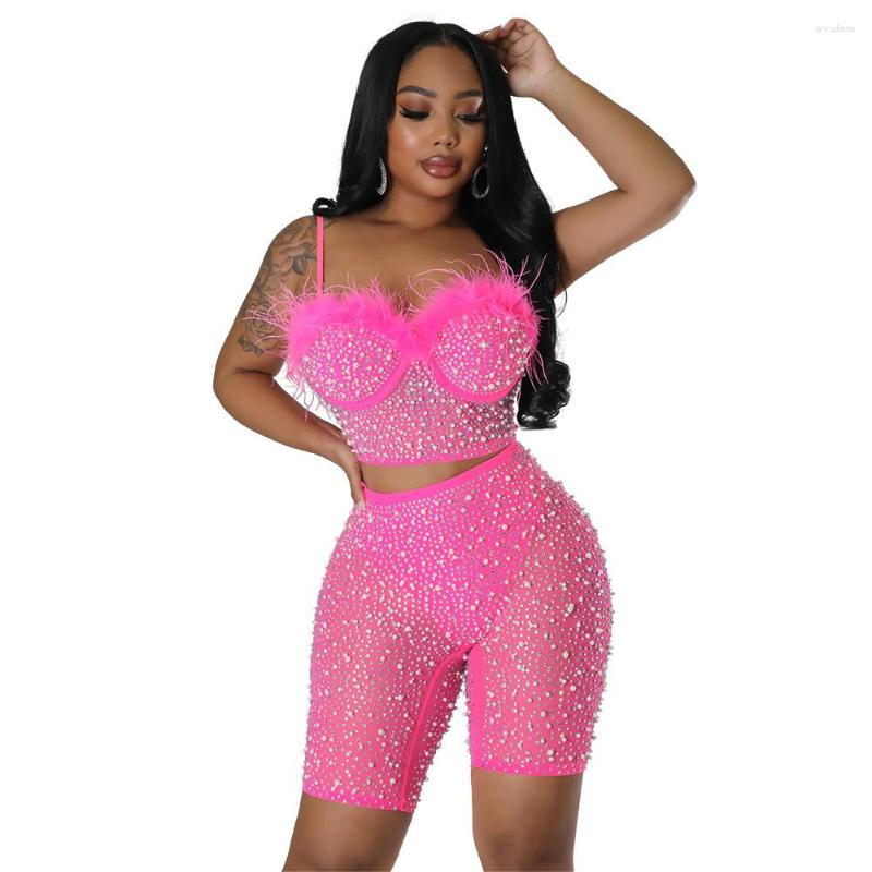 Women' Tracksuits Cutubly 2023 Summer Fashion Bodycon Matching Sling Crop Tops Shorts Set Drill 2 Two-piece Sets Diamonds Feather Club, Black
Women' Tracksuits Cutubly 2023 Summer Fashion Bodycon Matching Sling Crop Tops Shorts Set Drill 2 Two-piece Sets Diamonds Feather Club, Black