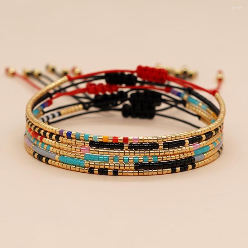 Charm Bracelets Go2Boho Mix Color Beaded Handmade Simple Rope Bracelet For Women Men Gift Fashion Jewelry Friendship Beads
Charm Bracelets Go2Boho Mix Color Beaded Handmade Simple Rope Bracelet For Women Men Gift Fashion Jewelry Friendship Beads