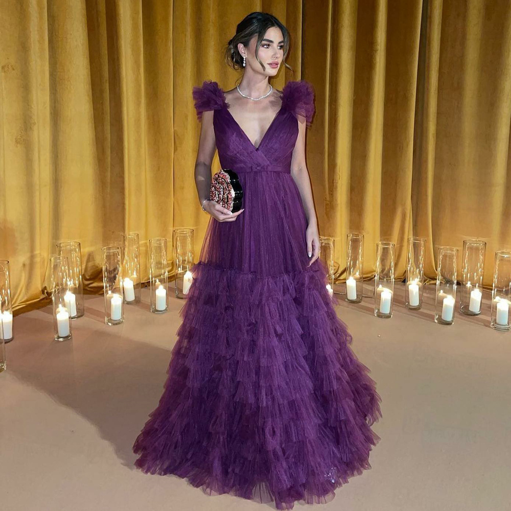 Purple Tulle Evening prom Dresses Long Vestidos De Fiesta deep V-neck Arabic Dubai Women Formal Dress A-Line Evening Gowns 2023, Light sky blue
Purple Tulle Evening prom Dresses Long Vestidos De Fiesta deep V-neck Arabic Dubai Women Formal Dress A-Line Evening Gowns 2023, Light sky blue