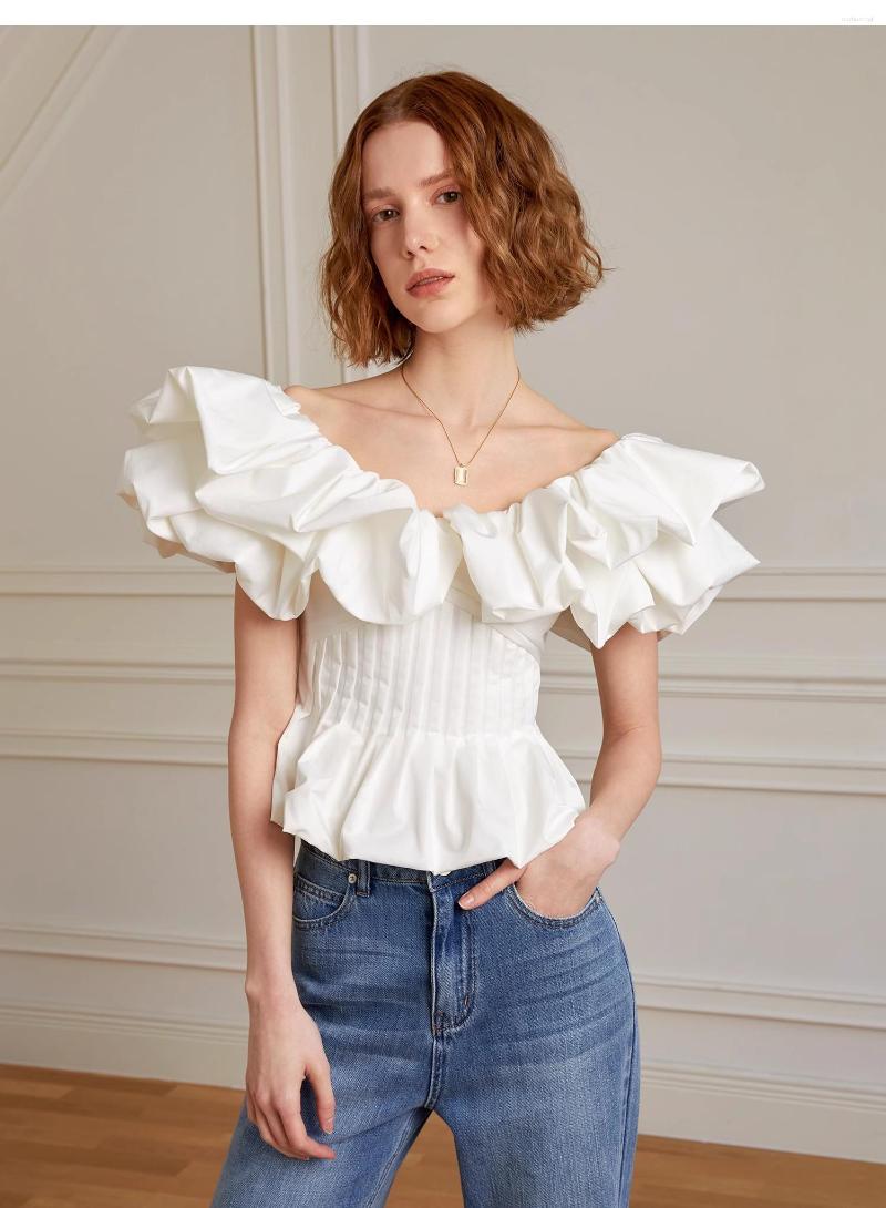 Women's Blouses Ladies Summer Sexy V-Neck Backless Folds White Shirt Women's Ruffles Flying Short Sleeve Back Zipper Slim Tunic Tops
Women's Blouses Ladies Summer Sexy V-Neck Backless Folds White Shirt Women's Ruffles Flying Short Sleeve Back Zipper Slim Tunic Tops
