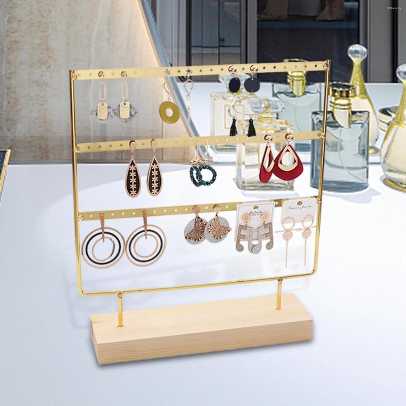 Jewelry Pouches 3 Tiers Earring Stand Ear Stud Holder Organizer Large Storage Metal Hanger Shape Tabletop Display With Holes Girls
Jewelry Pouches 3 Tiers Earring Stand Ear Stud Holder Organizer Large Storage Metal Hanger Shape Tabletop Display With Holes Girls