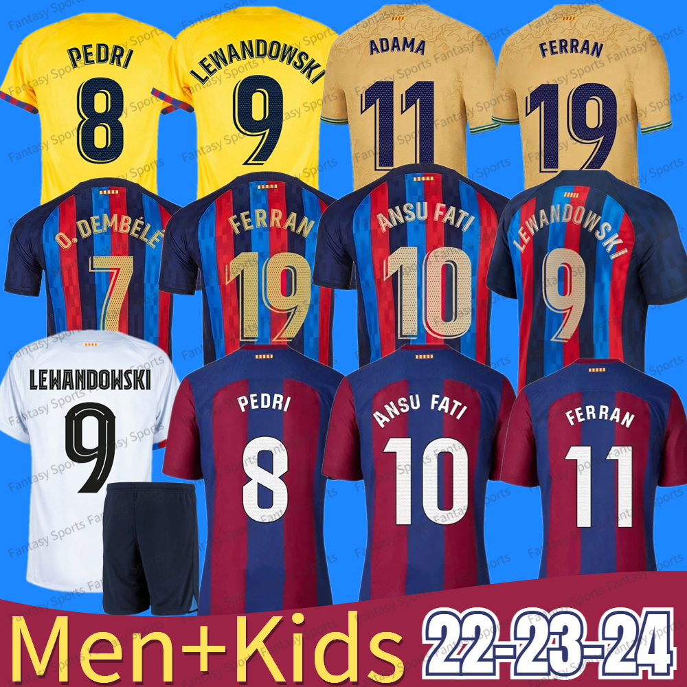 23 24 soccer jersey PEDRI LEWANDOWSKI GAVI camiseta de futbol FERRAN 2023 2024 ANSU FATI football shirt men barca kit kids maillot de foot Fans player, 23 24 away adult champion patch
23 24 soccer jersey PEDRI LEWANDOWSKI GAVI camiseta de futbol FERRAN 2023 2024 ANSU FATI football shirt men barca kit kids maillot de foot Fans player, 23 24 away adult champion patch