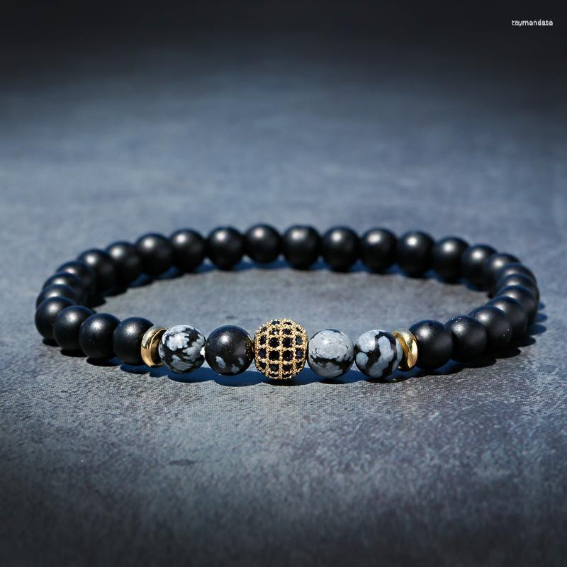 Strand Beaded Strands Natural Stone Bead Man Bracelets Pave CZ Small Ball Bracelet Classic Matte Black Jewelry Women Men Yoga Gifts Raym22
Strand Beaded Strands Natural Stone Bead Man Bracelets Pave CZ Small Ball Bracelet Classic Matte Black Jewelry Women Men Yoga Gifts Raym22