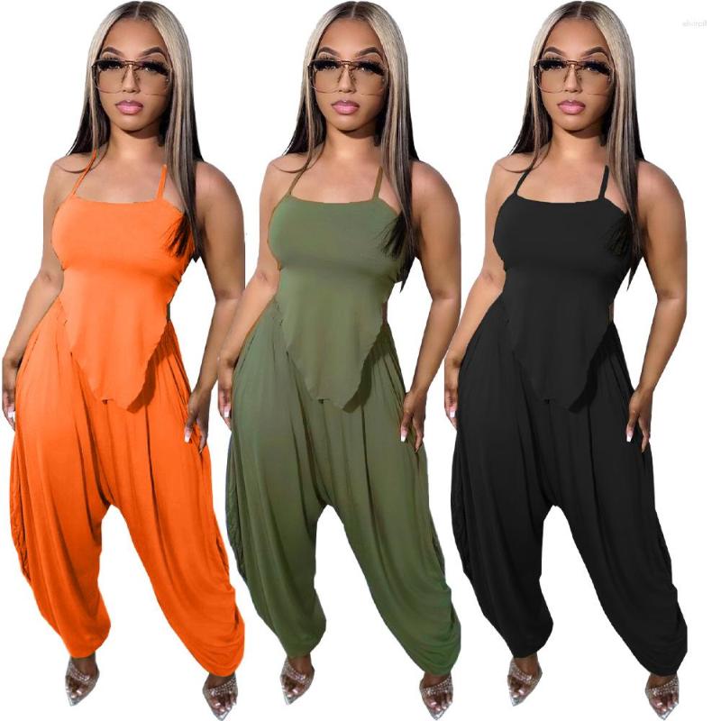 Women's Two Piece Pants 2023 Women Summer Design Sense Y2K Streetwear Baggy 2 Set Hiphop Solid Wide Leg Matching Sexy Hanging Neck Tops, Orange red
Women's Two Piece Pants 2023 Women Summer Design Sense Y2K Streetwear Baggy 2 Set Hiphop Solid Wide Leg Matching Sexy Hanging Neck Tops, Orange red