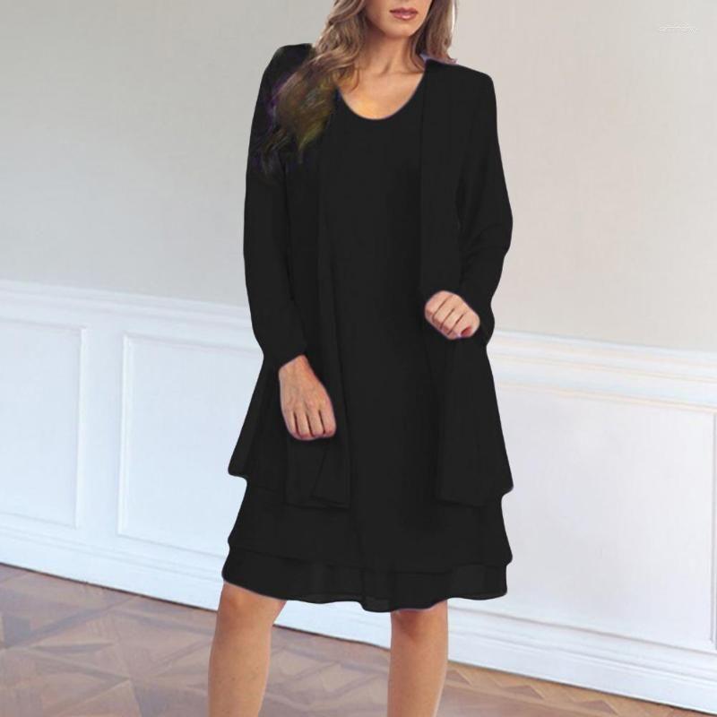 Plus Size Dresses Set Office Lady Cardigan Dress Solid Color Flowy Relaxed Fit Chiffon Coat For Party ClothingPlus, Purple
Plus Size Dresses Set Office Lady Cardigan Dress Solid Color Flowy Relaxed Fit Chiffon Coat For Party ClothingPlus, Purple
