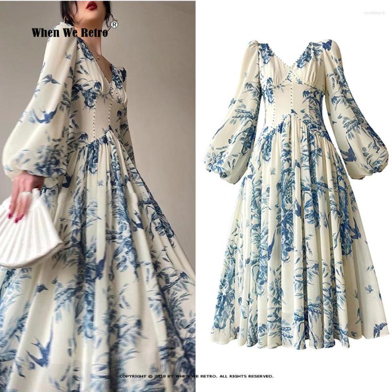 Casual Dresses Fashion Floral Beading High Waist A Line Party Women Vintage Elegant Lantern Sleeve Chic Runway Long Dress VP0208, Blue
Casual Dresses Fashion Floral Beading High Waist A Line Party Women Vintage Elegant Lantern Sleeve Chic Runway Long Dress VP0208, Blue