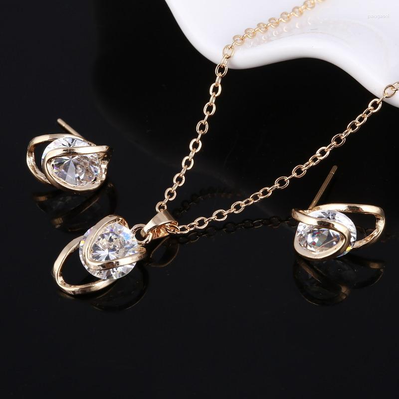 Necklace Earrings Set Fashion For Women Austrian Crystal Pendant Stud, Picture shown
Necklace Earrings Set Fashion For Women Austrian Crystal Pendant Stud, Picture shown