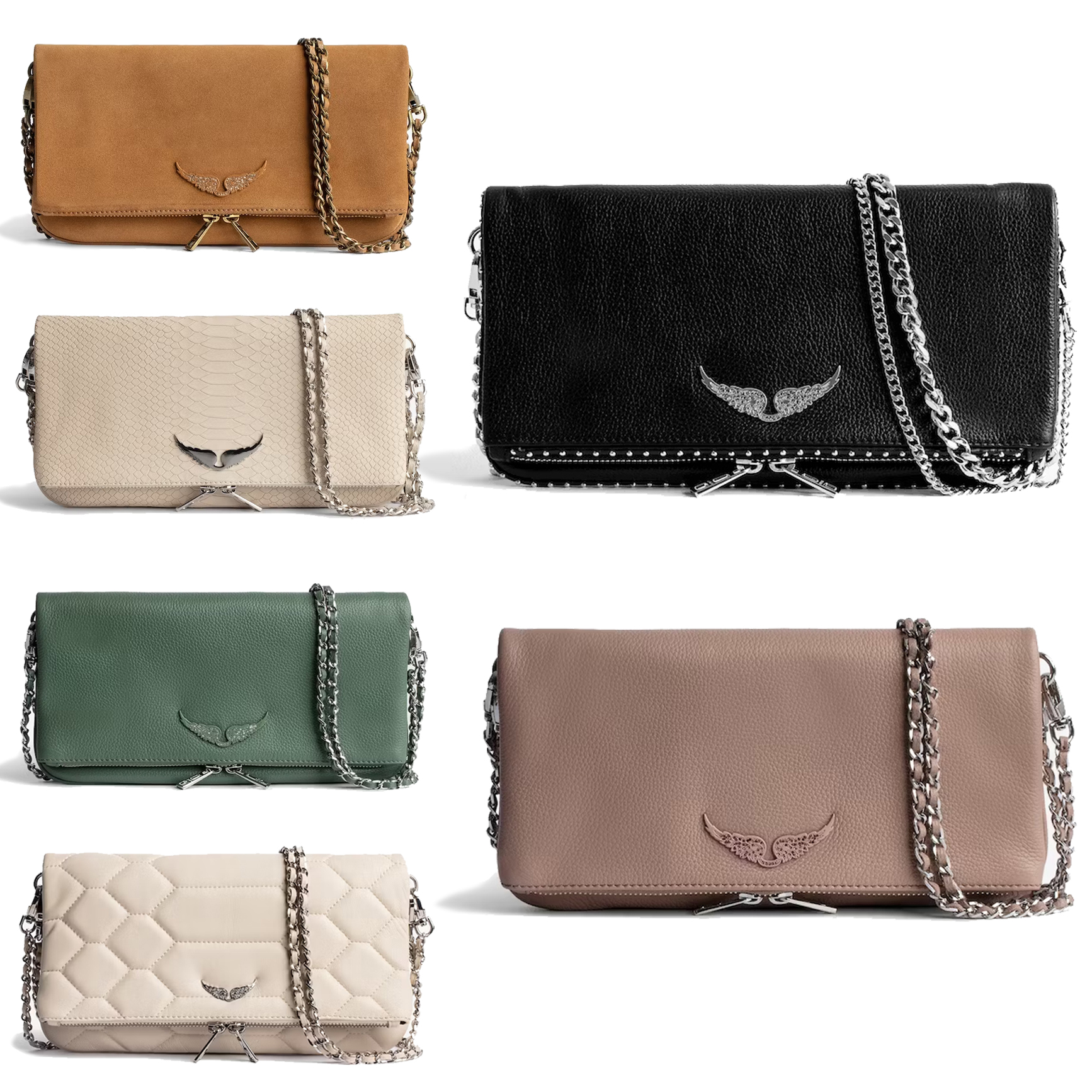 luxurys Designer Cross Body fashion Totes hand bag Womens Underarm mens Zadig Voltaire Genuine Leather Shoulder Bags Pochette Rock Swing Your Wings flap Clutch Bags, White diamond pattern
luxurys Designer Cross Body fashion Totes hand bag Womens Underarm mens Zadig Voltaire Genuine Leather Shoulder Bags Pochette Rock Swing Your Wings flap Clutch Bags, White diamond pattern