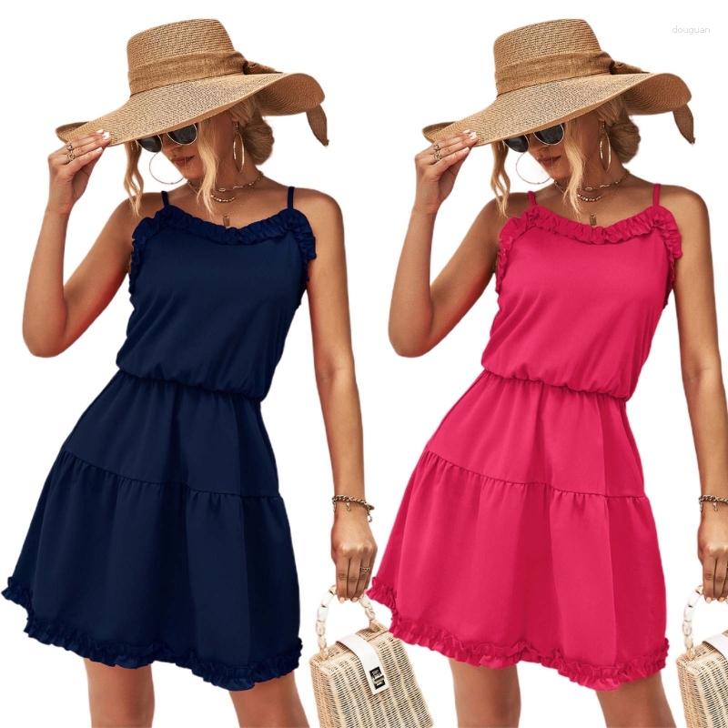 Casual Dresses For Women Sleeveless Summer Sling Dress A-Line Heart Neck Solid Color, For dark blue
Casual Dresses For Women Sleeveless Summer Sling Dress A-Line Heart Neck Solid Color, For dark blue