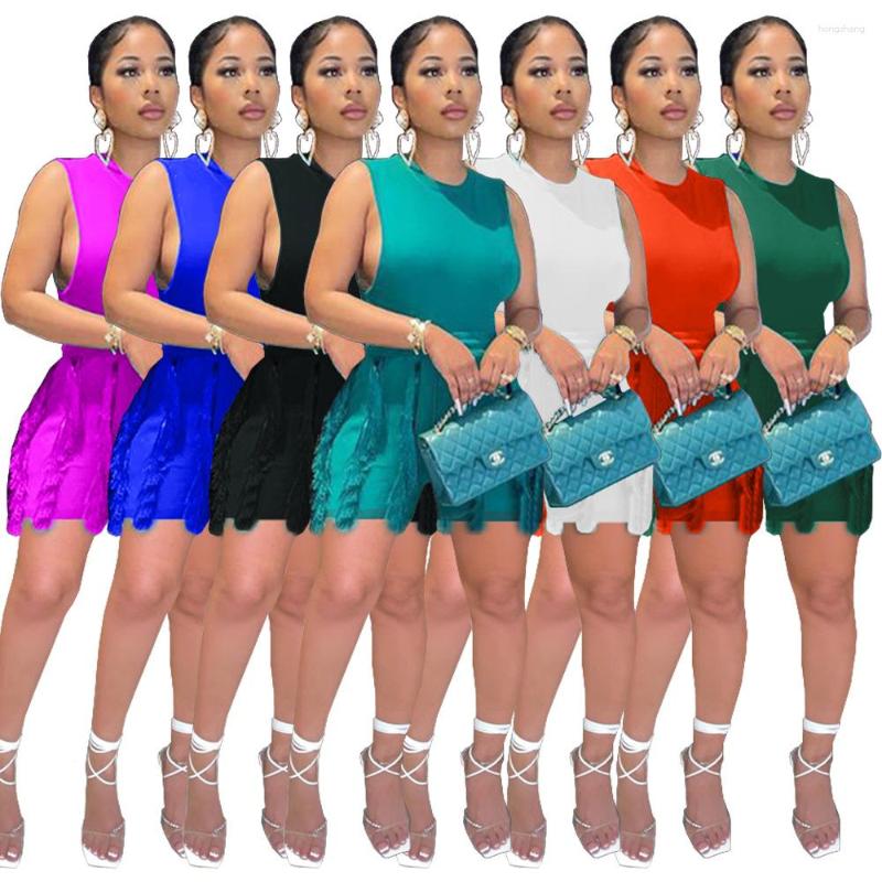Women' Tracksuits Summer Clothes Streetwear Two Peice Sets Women Outfits Sleeveless Crop Top Tassel Shorts Solid Color Matching, Orange
Women' Tracksuits Summer Clothes Streetwear Two Peice Sets Women Outfits Sleeveless Crop Top Tassel Shorts Solid Color Matching, Orange
