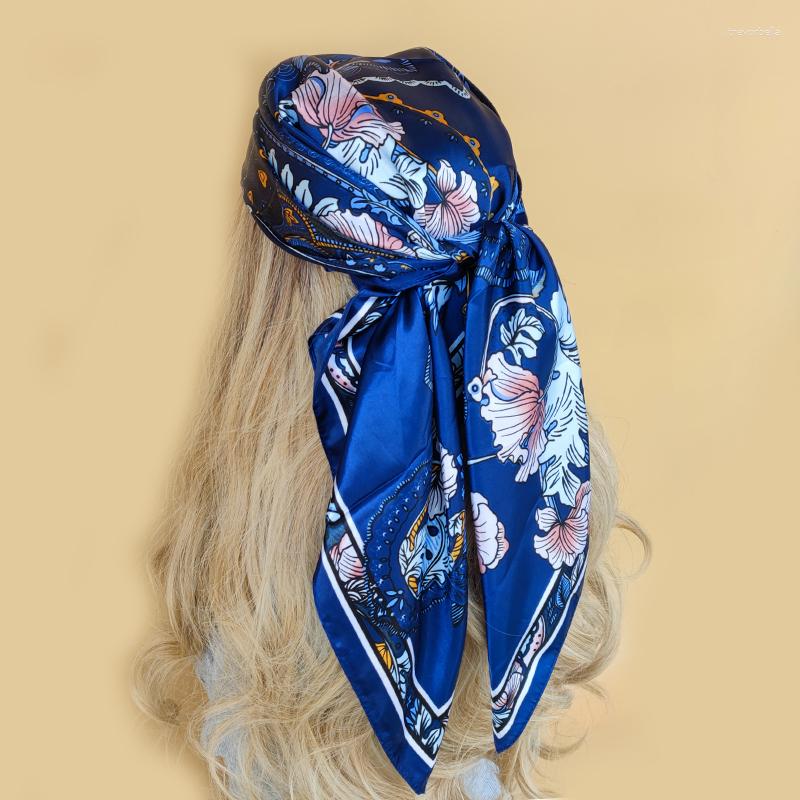 Scarves Fashion Kerchief Silk Satin Neck Scarf For Women Print Hijab Scarfs Female 90 90cm Square Shawls And Wraps Lady 2023
Scarves Fashion Kerchief Silk Satin Neck Scarf For Women Print Hijab Scarfs Female 90 90cm Square Shawls And Wraps Lady 2023