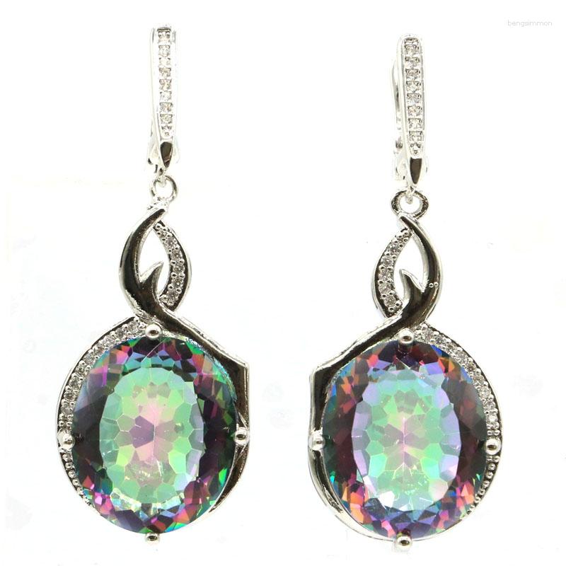 Dangle Earrings 15g 925 SOLID STERLING SILVER Rainbow Mystical Topaz Sapphire Tsavorite Garnet White CZ High Fashion Polished Shiny
Dangle Earrings 15g 925 SOLID STERLING SILVER Rainbow Mystical Topaz Sapphire Tsavorite Garnet White CZ High Fashion Polished Shiny