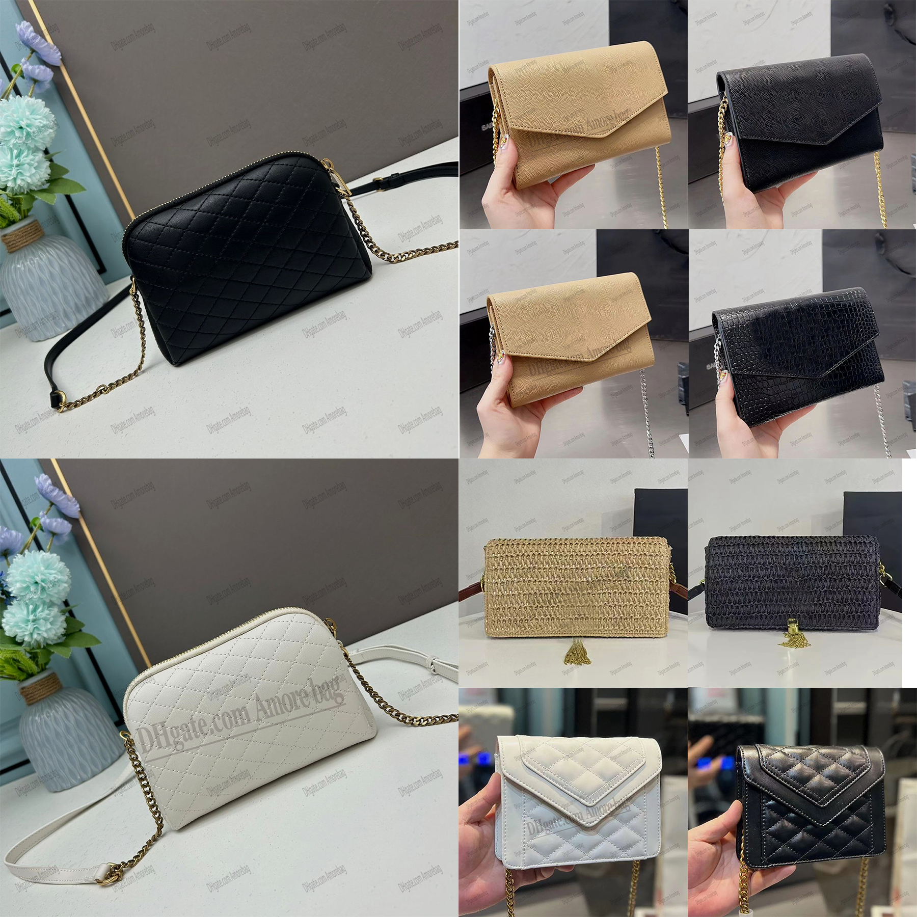 Gaby bag quilted leather kate flap chain shoulder bags mini satchel bag zipped pouch luxury designer women's beach straw square bag crossbody new handbag
Gaby bag quilted leather kate flap chain shoulder bags mini satchel bag zipped pouch luxury designer women's beach straw square bag crossbody new handbag