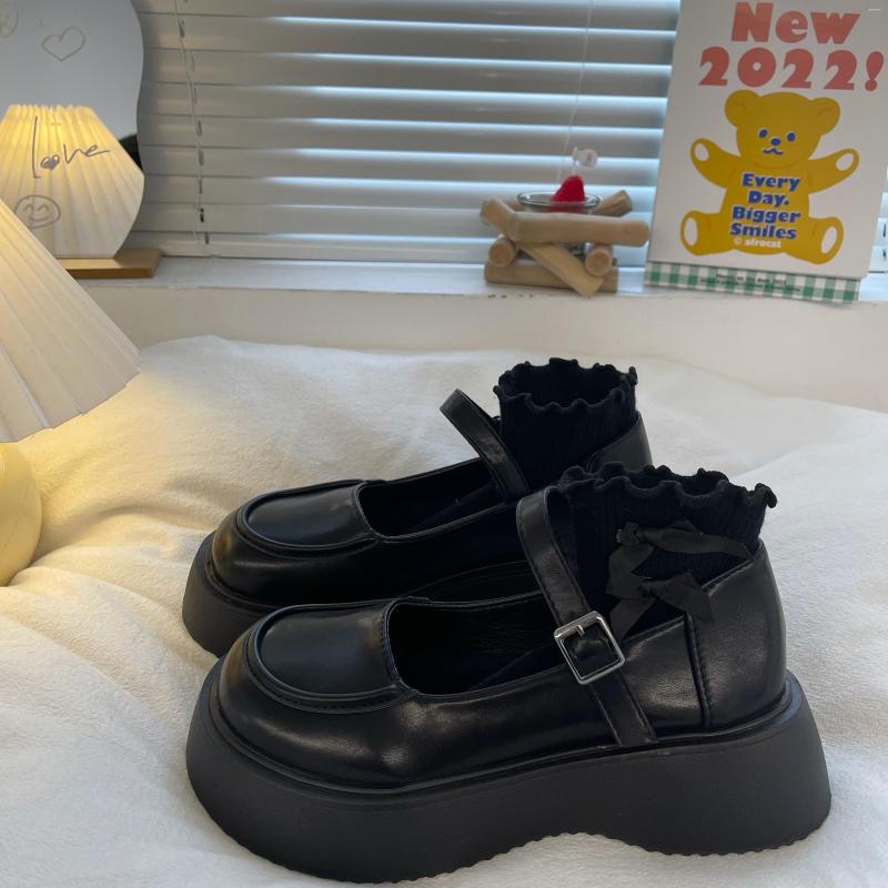 Dress Shoes On Heels Lolita Retro Mary Jane Wedge Platform Japanese JK Uniform High Pumps College Girls Women's Shoe, Black
Dress Shoes On Heels Lolita Retro Mary Jane Wedge Platform Japanese JK Uniform High Pumps College Girls Women's Shoe, Black