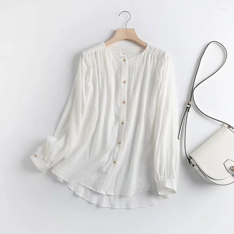 Women' Blouses Withered Autumn Blouse Women England Style Solid Fashion Elegant Simple Blusas Mujer De Moda 2023 Shirt And Tops, White
Women' Blouses Withered Autumn Blouse Women England Style Solid Fashion Elegant Simple Blusas Mujer De Moda 2023 Shirt And Tops, White