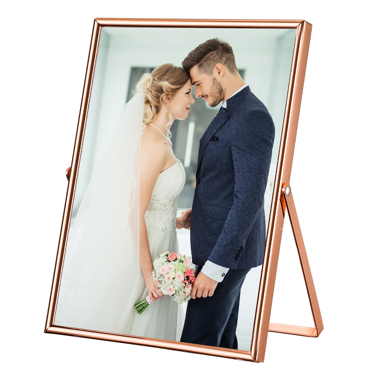Audio GuestBook for Wedding Fashion with Free RGB LED Sign and Metal Photo Frame, Guest Book Telephone Record Customized Voice Message for Your Weddin