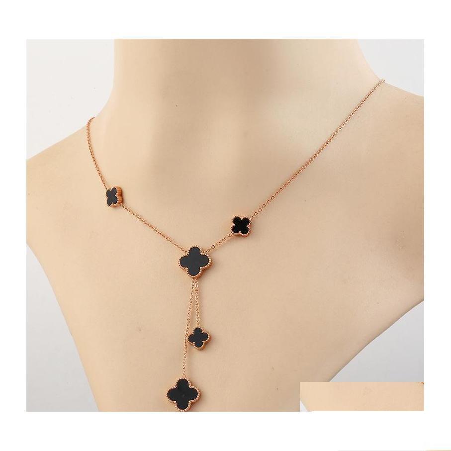 Pendant Necklaces Womens Luxury Designers Necklace Fashion Elegant Fourleaf Clover Woman Shell Pendants Ladies Bran Dhvh1
Pendant Necklaces Womens Luxury Designers Necklace Fashion Elegant Fourleaf Clover Woman Shell Pendants Ladies Bran Dhvh1