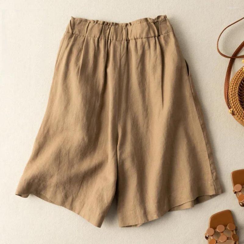 Women's Shorts Women Short Pants Elastic Waist Deep Crotch Daily Wear Pure Color Lady Summer Garment, Green
Women's Shorts Women Short Pants Elastic Waist Deep Crotch Daily Wear Pure Color Lady Summer Garment, Green