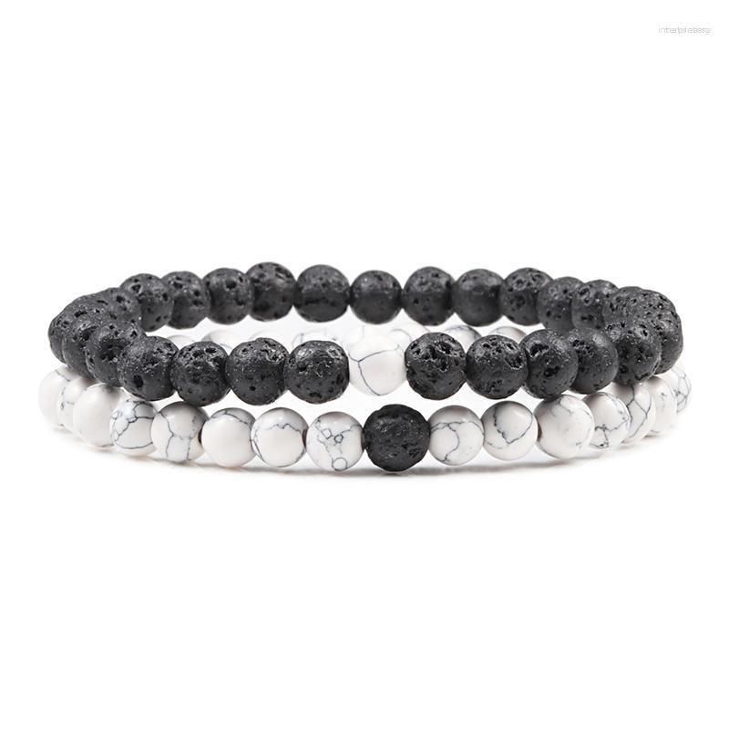 Strand 2Pcs/Set Couples Lover Natural Stone Distance Bracelet Classic 6mm Elastic Rope Tiger Eye Lava Men Women Gifts
Strand 2Pcs/Set Couples Lover Natural Stone Distance Bracelet Classic 6mm Elastic Rope Tiger Eye Lava Men Women Gifts