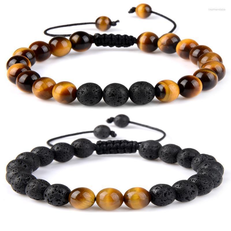 Strand Beaded Strands Essential Oil Diffuser Bracelets Tiger Eyes Lava Interval Handmade Adjustable Braid Rope For Men Women Raym22
Strand Beaded Strands Essential Oil Diffuser Bracelets Tiger Eyes Lava Interval Handmade Adjustable Braid Rope For Men Women Raym22