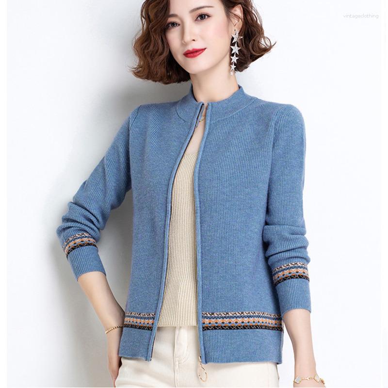 Women's Knits Women Knitted Cardigans Sweater Long Sleeve Loose Coat Casual Zipper Standard O Neck Stripe Female Tops 2023 Spring Autumn, Green
Women's Knits Women Knitted Cardigans Sweater Long Sleeve Loose Coat Casual Zipper Standard O Neck Stripe Female Tops 2023 Spring Autumn, Green
