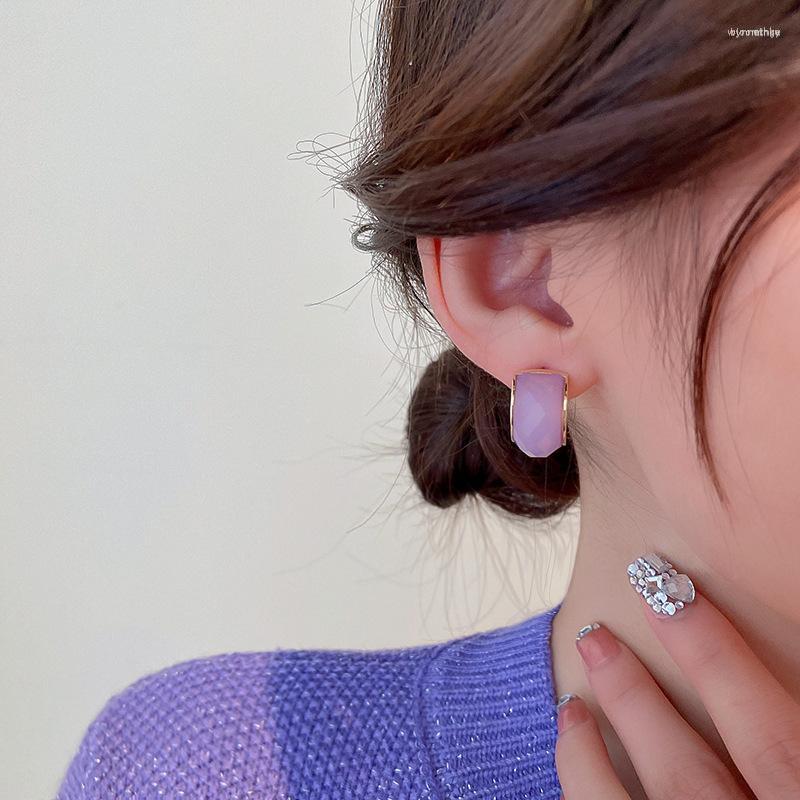Stud Earrings Temperament Wild Purple Orange Crystal C-shapes For Women Girls Fashion Charm Jewelry Accessories
Stud Earrings Temperament Wild Purple Orange Crystal C-shapes For Women Girls Fashion Charm Jewelry Accessories