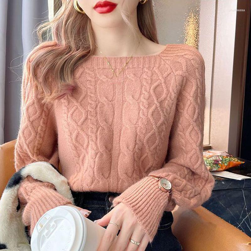 Women's Sweaters Casual Knitted Sweater Women Pullover Autumn Winter Soft Thick Warm Wool Jumper Female All-Match Square Collar, Green
Women's Sweaters Casual Knitted Sweater Women Pullover Autumn Winter Soft Thick Warm Wool Jumper Female All-Match Square Collar, Green