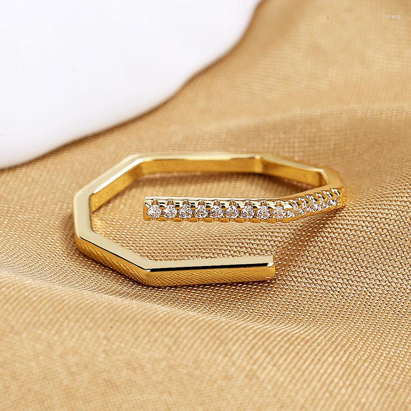 Cluster Rings Charm S925 Sterling Silver Ring Simple Gold Bamboo Zircon Open For Women Fashion Wedding Gift Jewelry
Cluster Rings Charm S925 Sterling Silver Ring Simple Gold Bamboo Zircon Open For Women Fashion Wedding Gift Jewelry