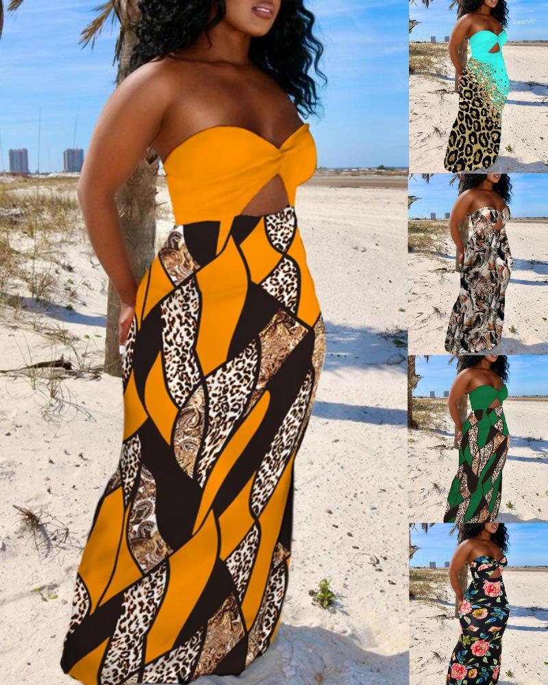 Casual Dresses Women Spring Summer Long Strapless Slash Neck Dress Sleeveless Sexy High Waist Hollow Out Fashion
Casual Dresses Women Spring Summer Long Strapless Slash Neck Dress Sleeveless Sexy High Waist Hollow Out Fashion