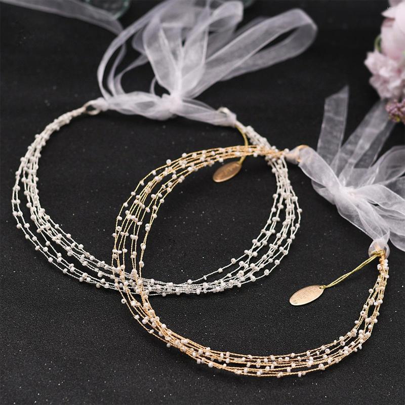 Hair Clips Multi Layer Beaded Headbands Gold/Silver Color Metal Hairbands For Bride Wedding Accessories Bridesmaid Noiva Jewelry
Hair Clips Multi Layer Beaded Headbands Gold/Silver Color Metal Hairbands For Bride Wedding Accessories Bridesmaid Noiva Jewelry