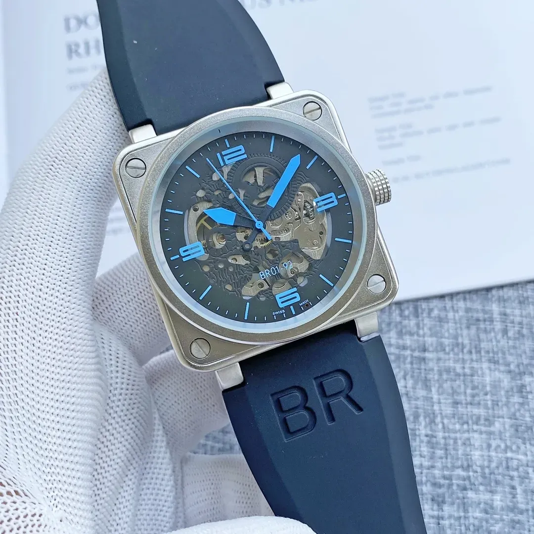 2023 Top Quality 44MM mens bell wristwatches waterproof automatic movement mechanical watch sapphire glass stainless steel men ross watches BRO66
2023 Top Quality 44MM mens bell wristwatches waterproof automatic movement mechanical watch sapphire glass stainless steel men ross watches BRO66