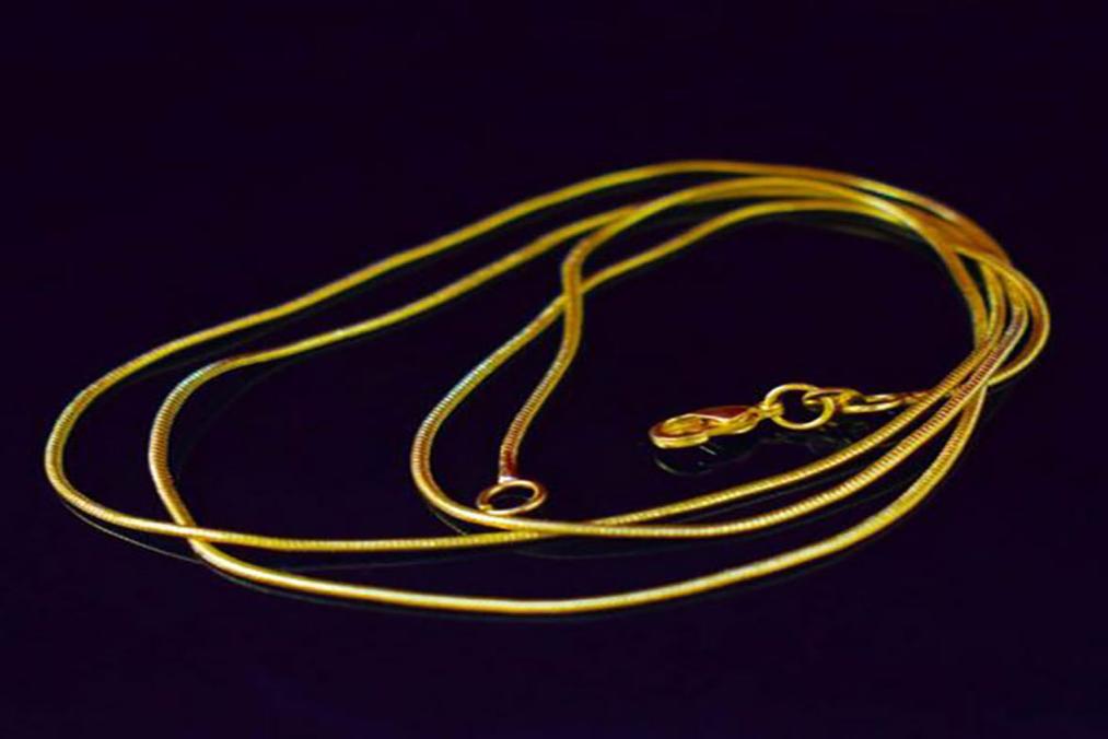 1.2MM 18K Gold Plated Smooth Chain Necklace Lobster Clasps Chain Wedding Party Jewelry Size 1.2mm 16inch --- 30inch Whosales Price6519329
1.2MM 18K Gold Plated Smooth Chain Necklace Lobster Clasps Chain Wedding Party Jewelry Size 1.2mm 16inch --- 30inch Whosales Price6519329