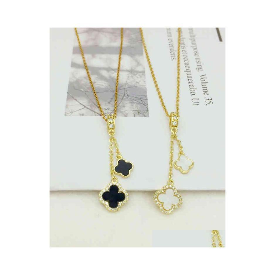 Pendant Necklaces 2022 Korean Fashion Simple Micro Inlaid Zircon Tassel Clover Titanium Steel Chain Jewelry Drop De Dhyke
Pendant Necklaces 2022 Korean Fashion Simple Micro Inlaid Zircon Tassel Clover Titanium Steel Chain Jewelry Drop De Dhyke