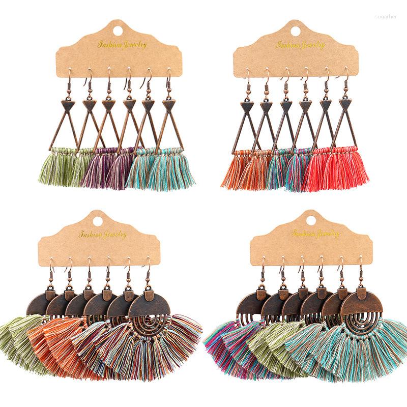 Dangle Earrings Vintage Tassel Fanshaped Big Set For Women Multicolor Geometry Hollow Out Triangle Long Accessories
Dangle Earrings Vintage Tassel Fanshaped Big Set For Women Multicolor Geometry Hollow Out Triangle Long Accessories
