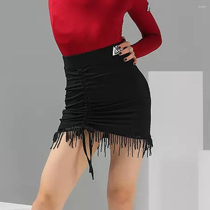 Stage Wear Black Tassel Latin Dance Skirt Adult ChaCha Performance Costume Women Bead Fringe Samba Rumba Practice Dancewear YS4623, Black skirt
Stage Wear Black Tassel Latin Dance Skirt Adult ChaCha Performance Costume Women Bead Fringe Samba Rumba Practice Dancewear YS4623, Black skirt