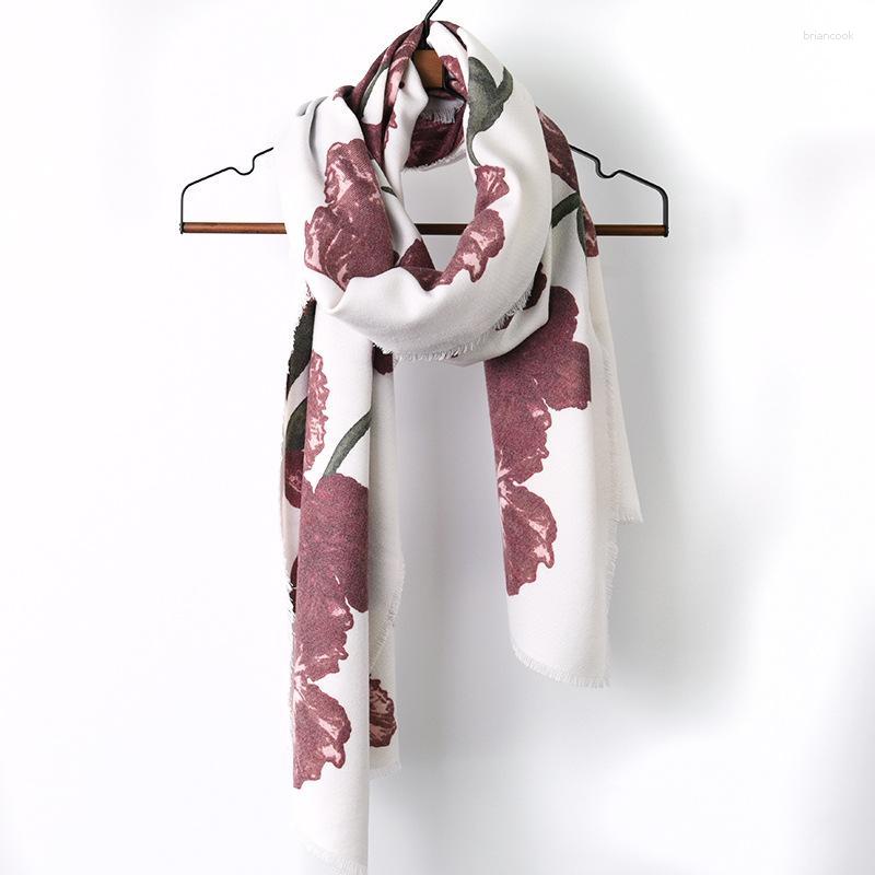 Scarves Cashmere Like Scarf 190 60CM Women Tulip Flowers Pattern Warm Elegant Tassels Decorative Autumn Winter Accessories Shawls 2023
Scarves Cashmere Like Scarf 190 60CM Women Tulip Flowers Pattern Warm Elegant Tassels Decorative Autumn Winter Accessories Shawls 2023