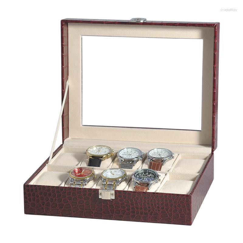 Watch Boxes High-end Box PU Leather 10-bit Storage Mechanical Display For Watches Gift Cases
Watch Boxes High-end Box PU Leather 10-bit Storage Mechanical Display For Watches Gift Cases