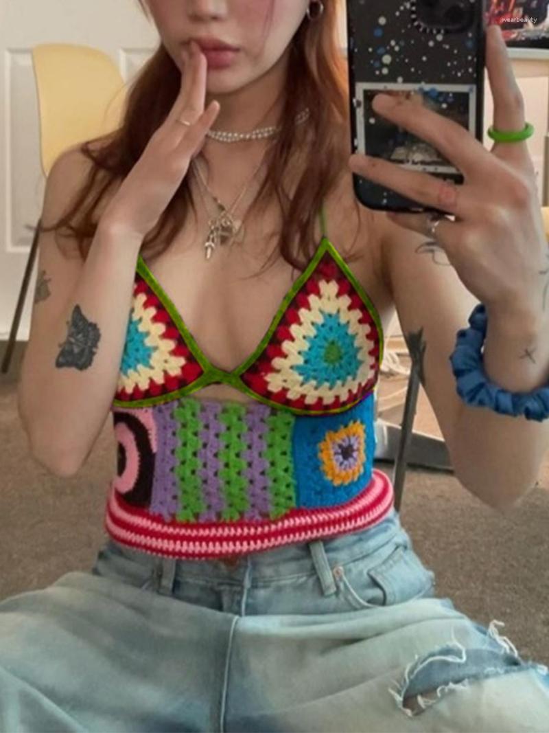 Two Piece Dress Women 2 Summer Outfits Bohemian Sleeveless Halter Knit Crop Tops Mini Skirt Set Beachwear (Multi-Color
Two Piece Dress Women 2 Summer Outfits Bohemian Sleeveless Halter Knit Crop Tops Mini Skirt Set Beachwear (Multi-Color
