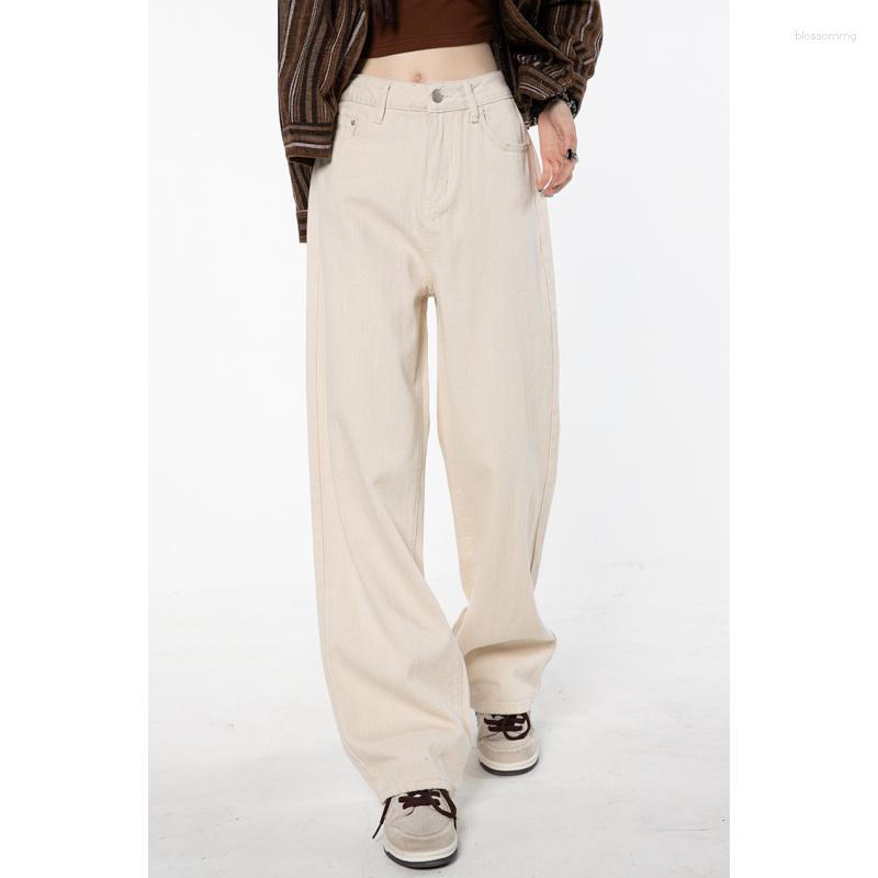 Women's Jeans 2023 Beige Women High Waist Vintage Straight Baggy Denim Pants Streetwear Style Fashion Female Wide Leg Deni
Women's Jeans 2023 Beige Women High Waist Vintage Straight Baggy Denim Pants Streetwear Style Fashion Female Wide Leg Deni