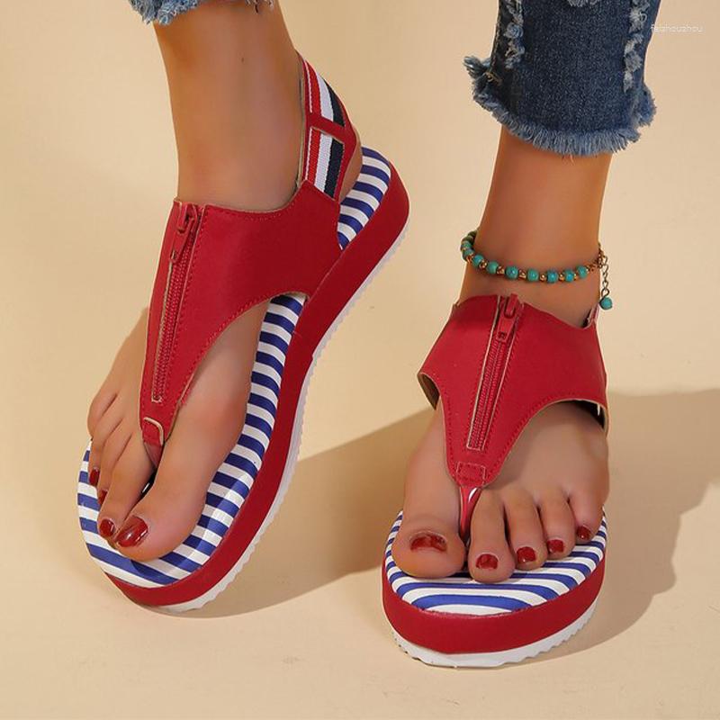 Sandals 2023 Women Flats Summer Sport Platform Shoes Fashion Walking Slippers Beach Flip Flops Zipper Casual Slides, Red
Sandals 2023 Women Flats Summer Sport Platform Shoes Fashion Walking Slippers Beach Flip Flops Zipper Casual Slides, Red